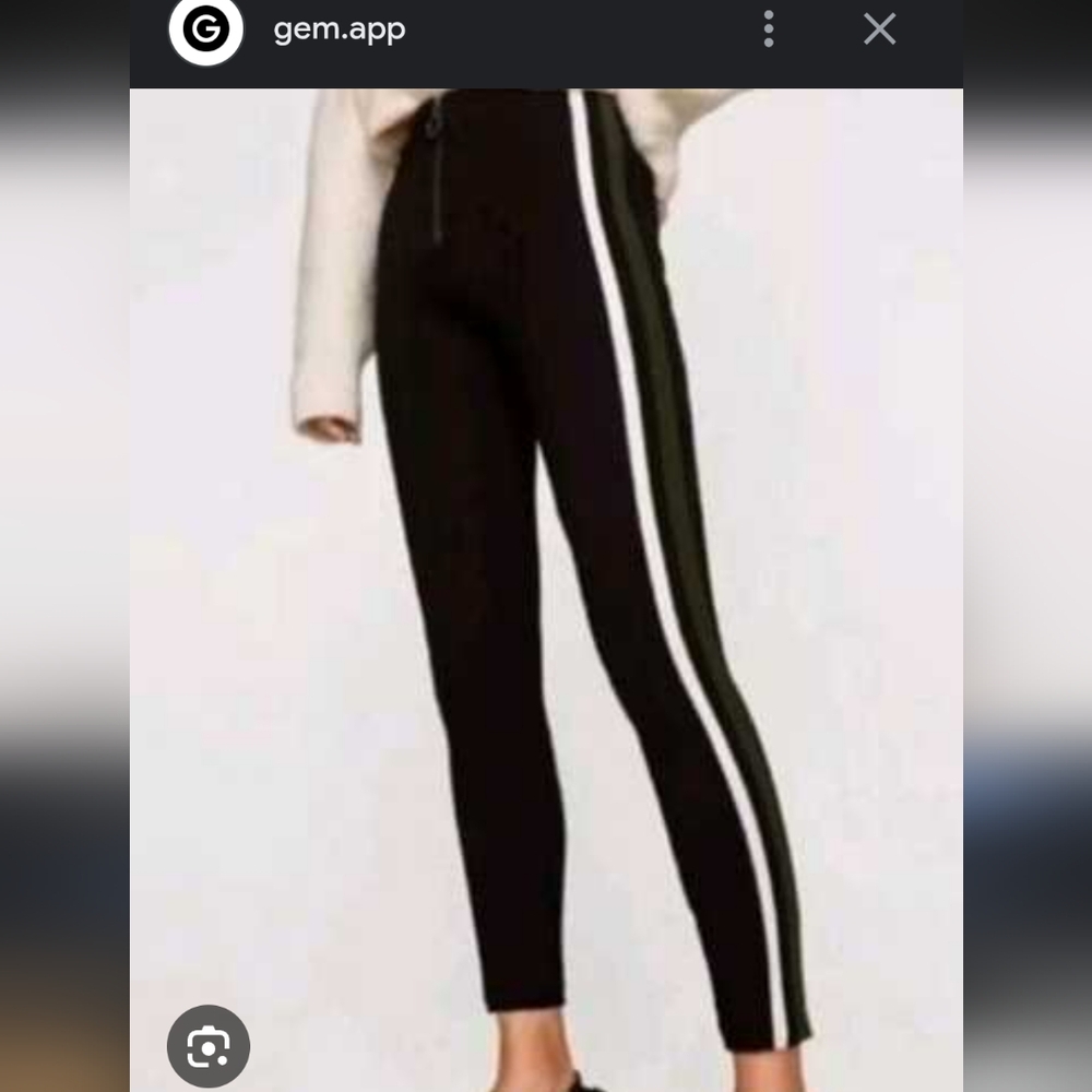ZARA Trafaluc Black Dress Leggings - Small